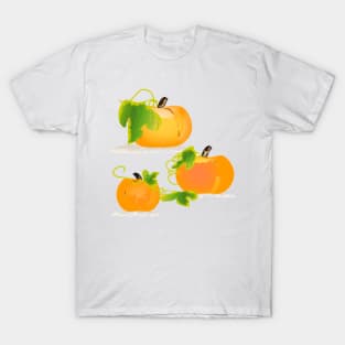 Three Pumpkins #redbubble #decor #buyart T-Shirt